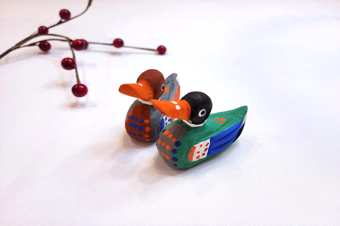 Korean Tradition: Wooden Wedding Ducks