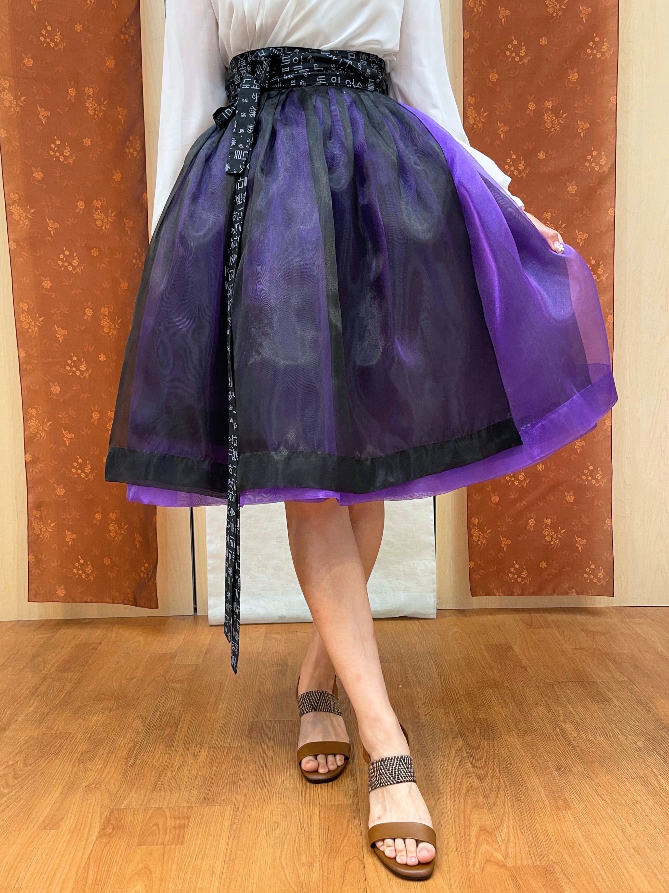 Sheer 2025 organza skirt