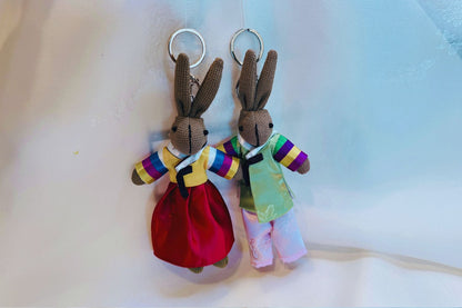 Bunnie Hanbok Keychain