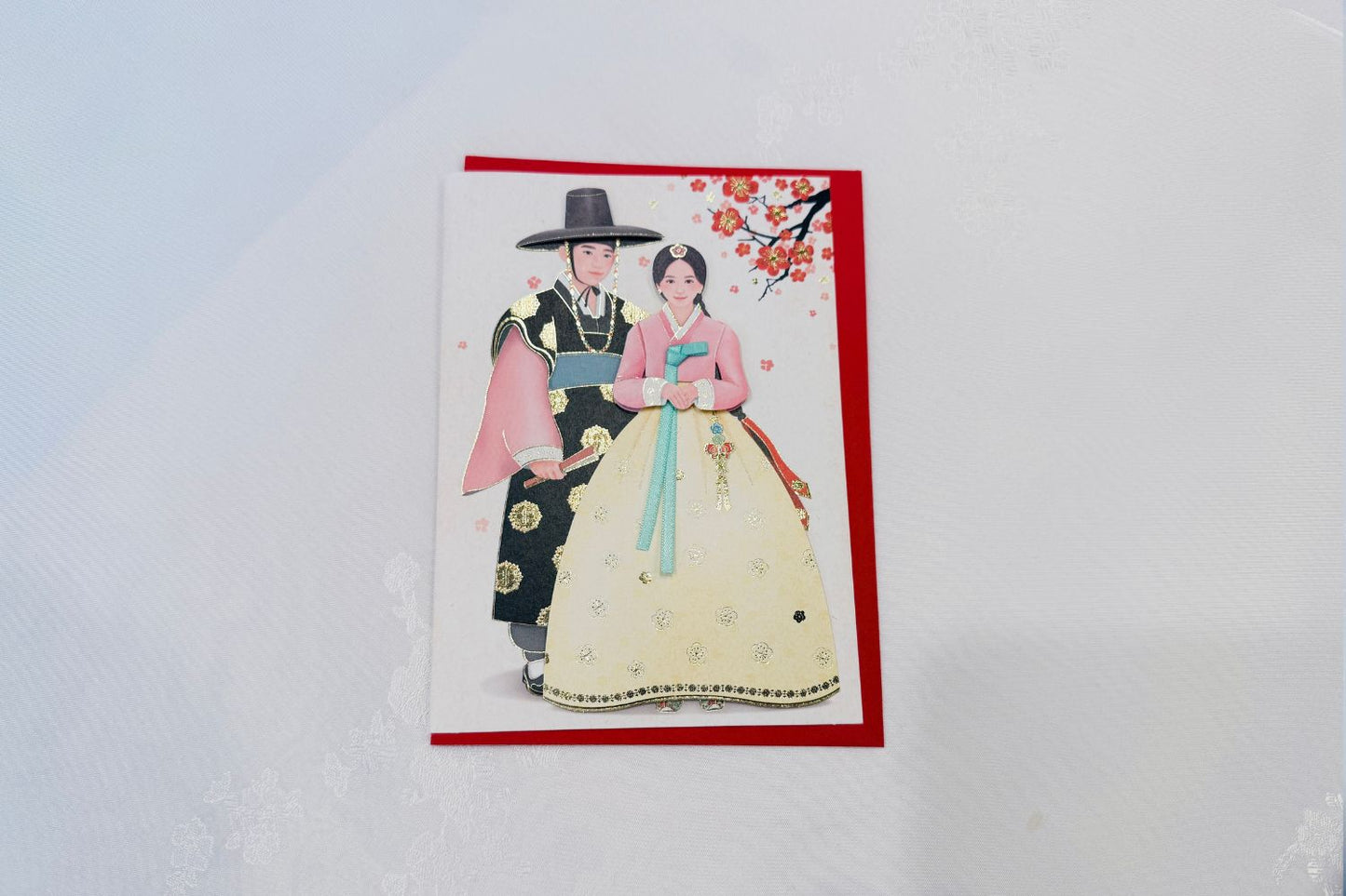 Korean traditional Hanbok Card