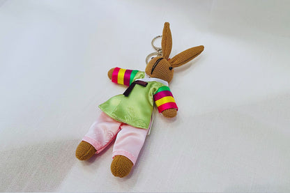 Bunnie Hanbok Keychain