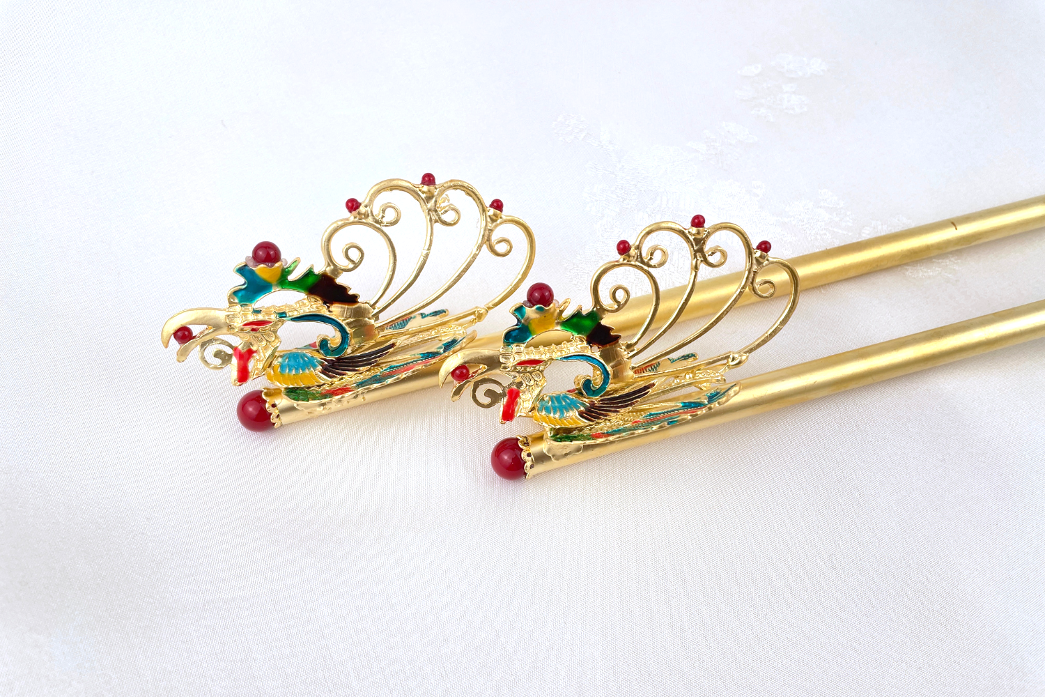 Small Garden Traditional Korean Hair Pin Ornament – LEEHWA WEDDING & HANBOK